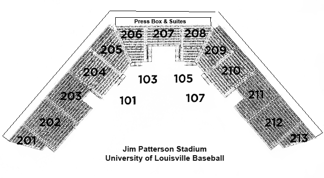 Louisville Cardinal Stadium Seating Chart With Seat Numbers