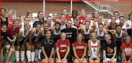 <strong>Say what you will about government-imposed programs, but this photo of Louisville's field hockey team is ample evidence that Title IX has been good for U of L.  The team opens its season Aug. 29th in a tournament at Durham, N.C., hosted by Duke. </strong> 