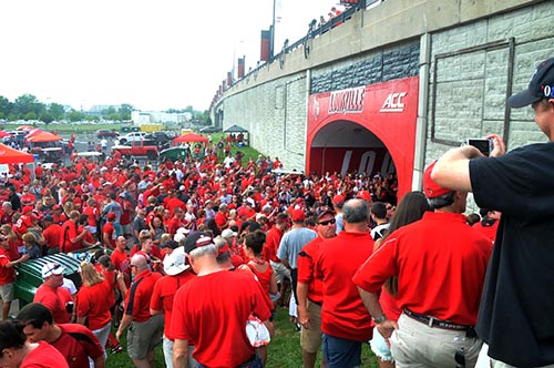 Card March was loud and crowded again, with 50,179 in attendance at the game.
