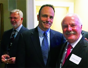 Governor Matt Bevin poses with Trustee Bob Hughes at a recent event. That's Trustee Bruce Henderson behind the Governor.