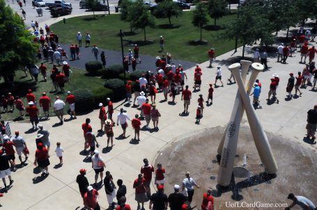 UofL fans depart Jim Patterson Stadium following final game but before setting an all-time attendance record.