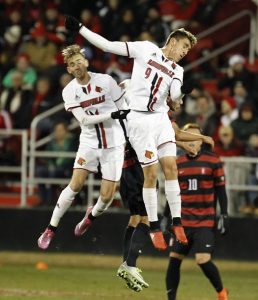 One game short of the College Cup for UofL but it's still the year 2016 (Cindy Rice Shelton photo).