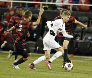 Stanford's wall-to-wall defense stymies UofL in final game (Cindy Rice Shelton photo).